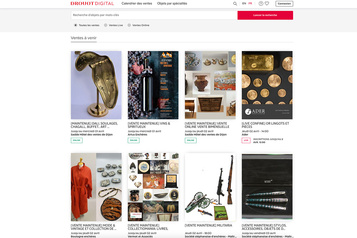 Les enchères aux enchères en ligne se portent bien chez Drouot