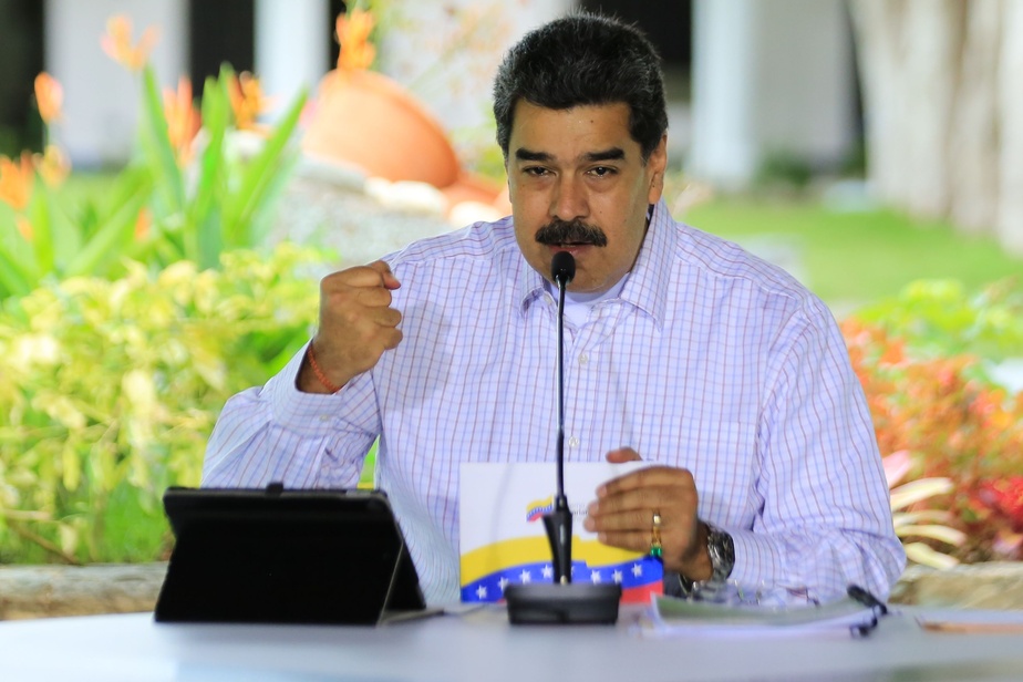 PHOTO JHONN ZERPA, PRÉSIDENCE VÉNÉZUÉLIENNE VIA AFP Nicolas Maduro