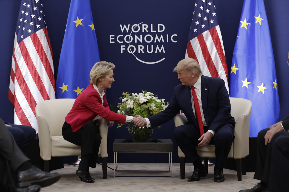 Trump menace de taxer à 25% les voitures européennes Trump menace de taxer à 25% les voitures européennes