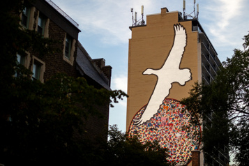 Signée par Marc Séguin Une murale en hommage à Riopelle au cœur de Montréal