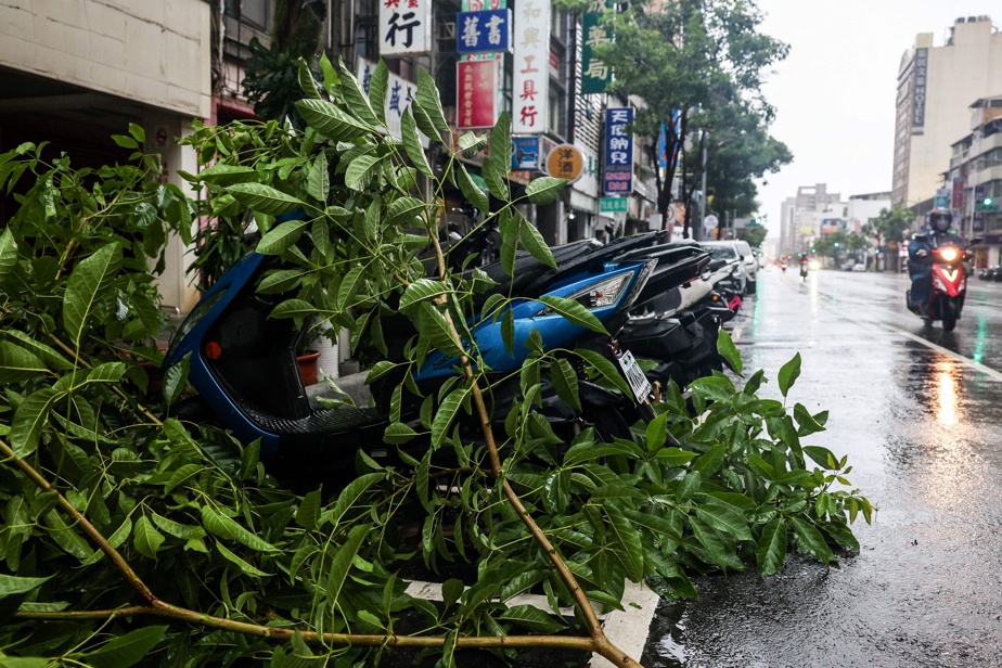 Typhon Podul : 1 disparu et 33 blessés à Taïwan