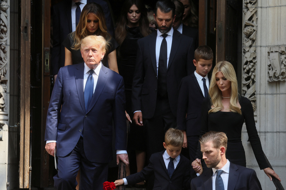 The Trump family said goodbye to Ivana at a funeral in New York