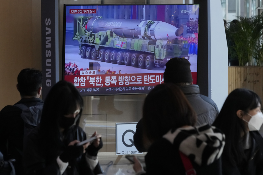 North Korean Threat |  An intercontinental ballistic missile fell from Japan